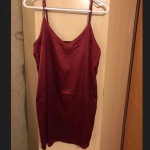 Cranberry Mini Dress